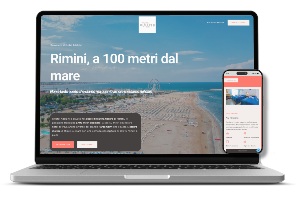 Hotel Adelphi — sito web e mobile