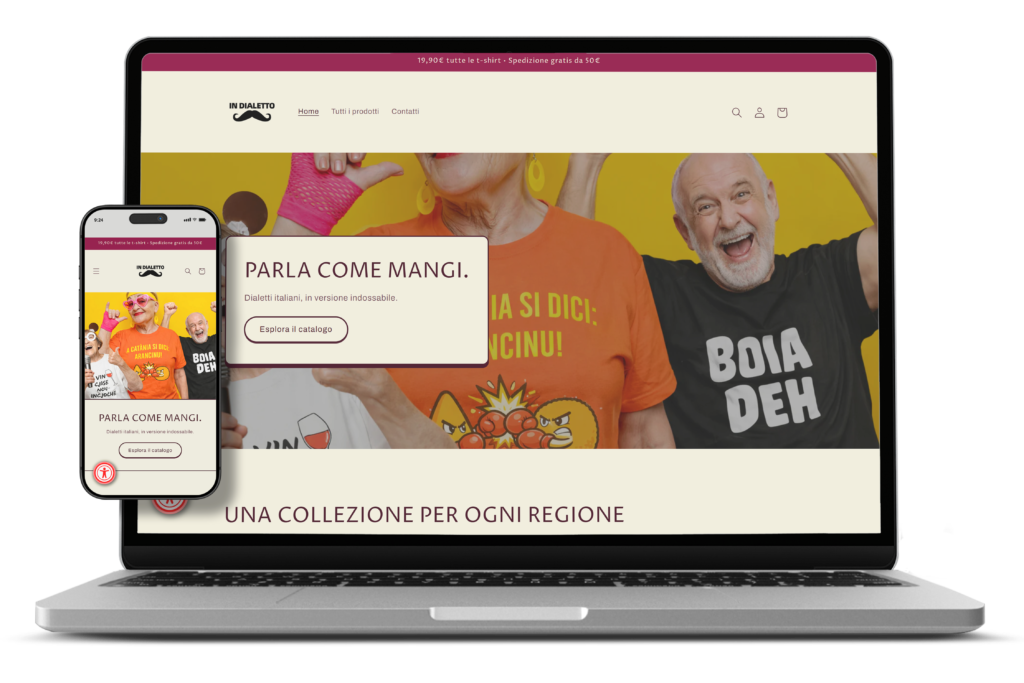 In Dialetto — e-commerce